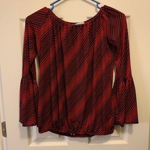 Michael Kors red top